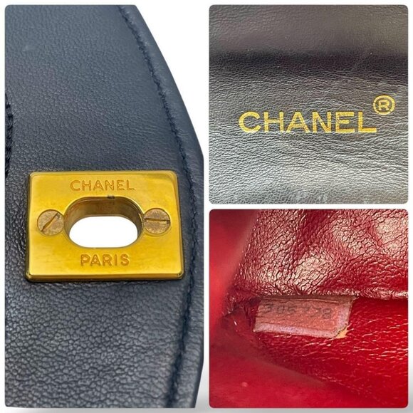 CHANEL 24K Vintage Timeless Classic Round Single Flap Bag Chain Purse - Picture 13 of 13